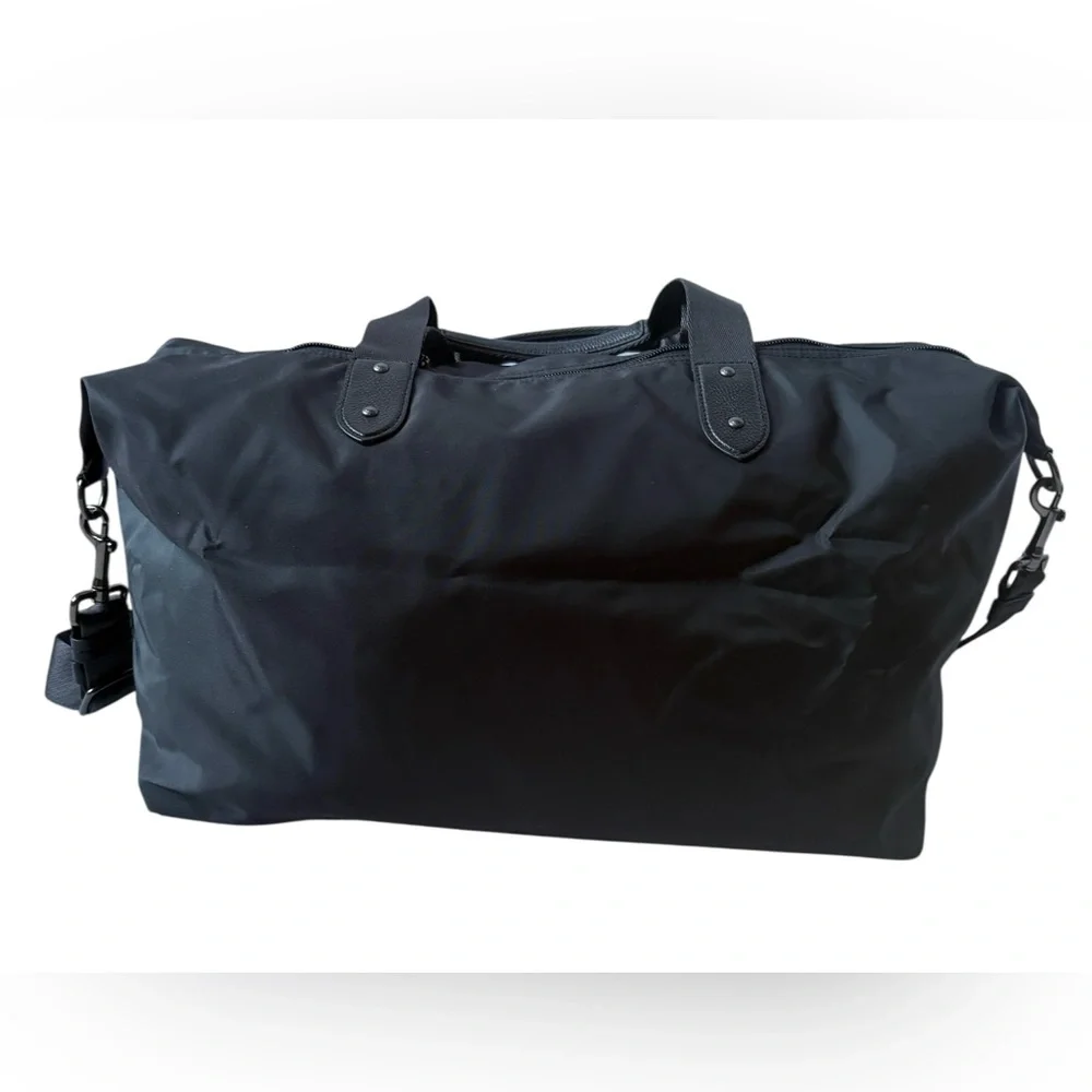 Coach Weekender Men’s 2-Way Boston Bag Nylon Leather Trim